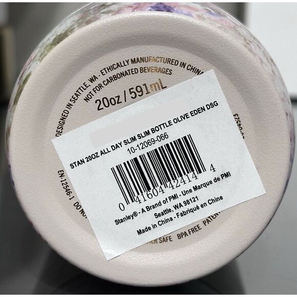 Stanley X CALIA‎ ALL DAY SLIM 20OZ BOTTLE, OLIVE EDEN - Picture 7 of 8